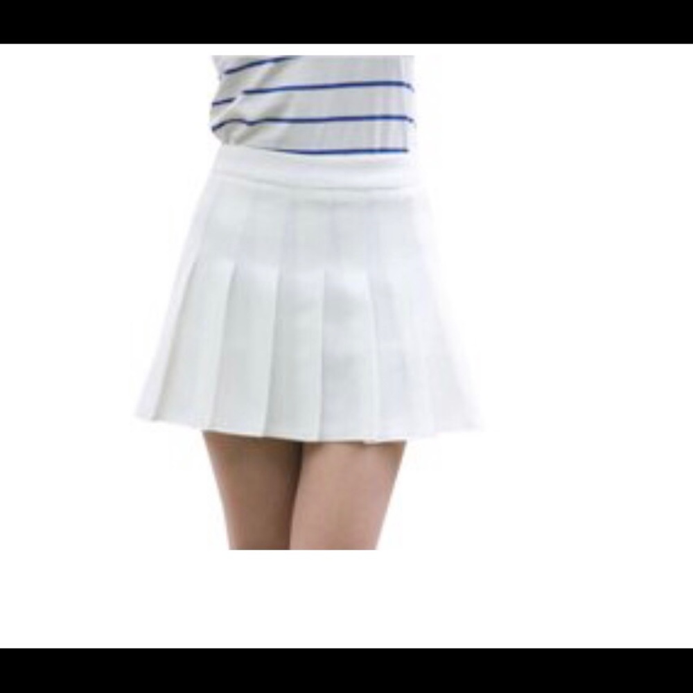 Women’s White Tennis Skirt